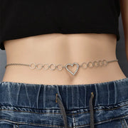 Crystal Heart Waist Chain