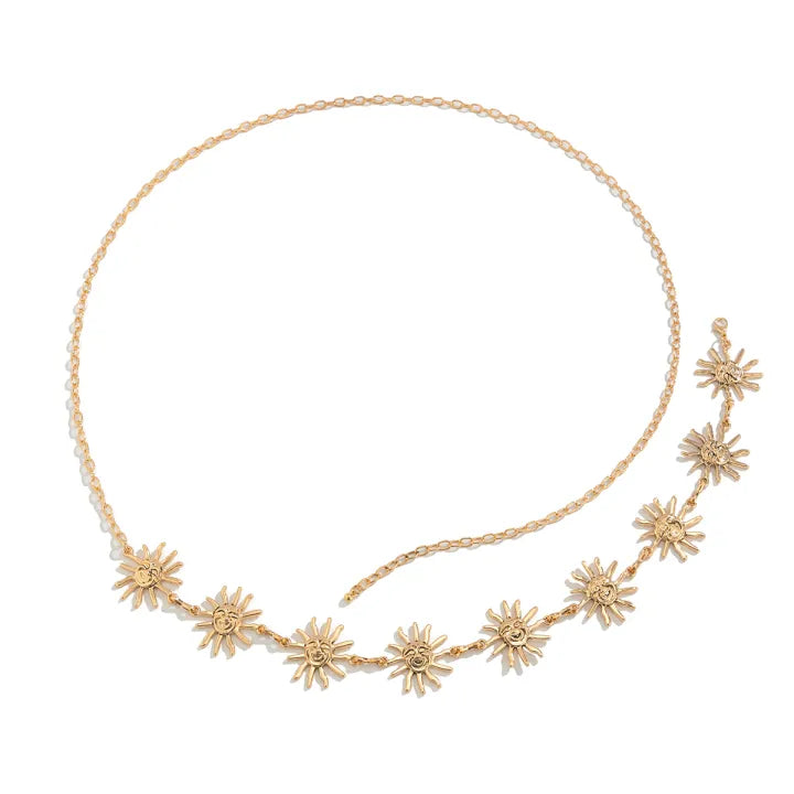 Golden Sun Charm Waist Chain