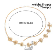 Golden Sun Charm Waist Chain