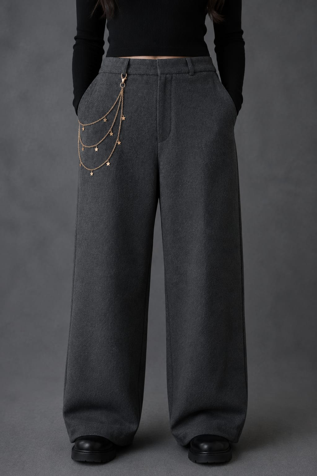 Golden Star Layered Jeans Chain