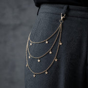 Golden Star Layered Jeans Chain