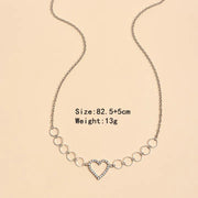 Crystal Heart Waist Chain