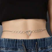 Crystal Heart Waist Chain