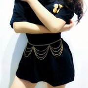 Gold Multi-Layer Adjustable Waist & Belly Chain