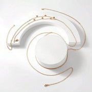 Sparkly Silver Water Drop Body Chain