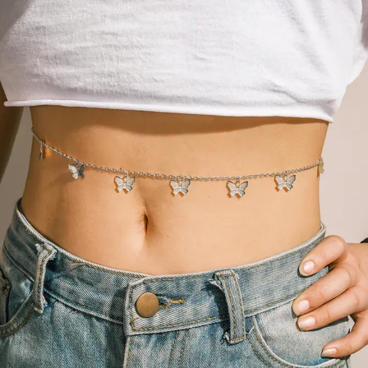Butterfly Charm Waist Chain