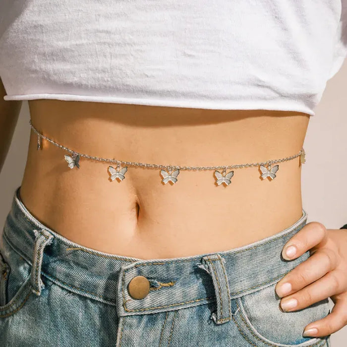 Butterfly Charm Waist Chain