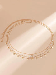 Modern Pearl & Beaded Statement Belt