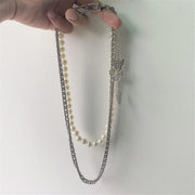 Gold Pearl & Butterfly Charm Pant & Waist Chain