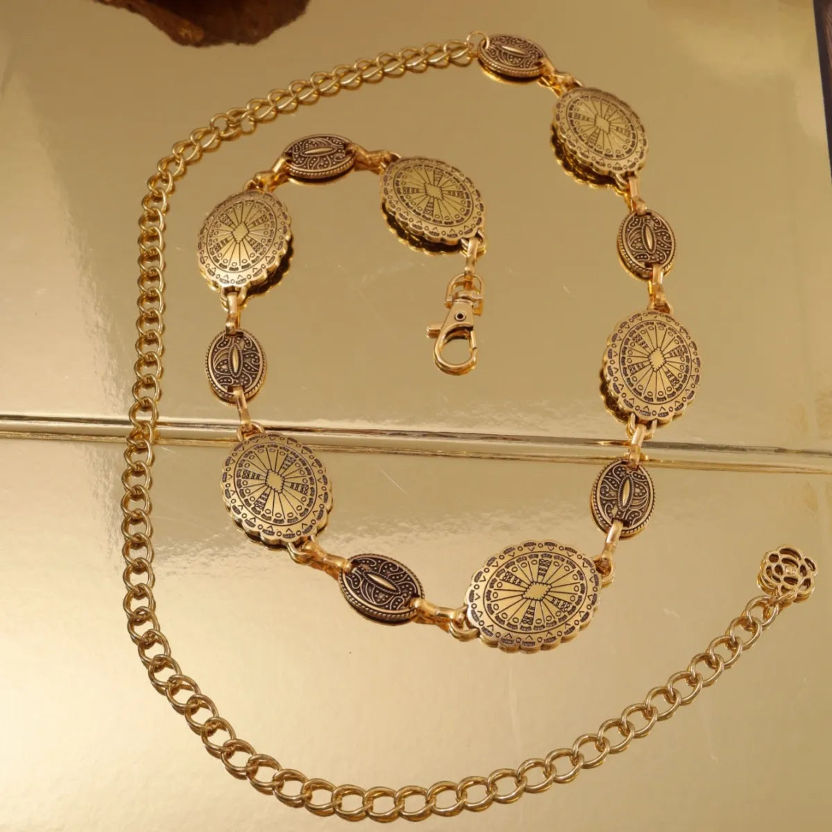 Vintage Medallion Waist Chain