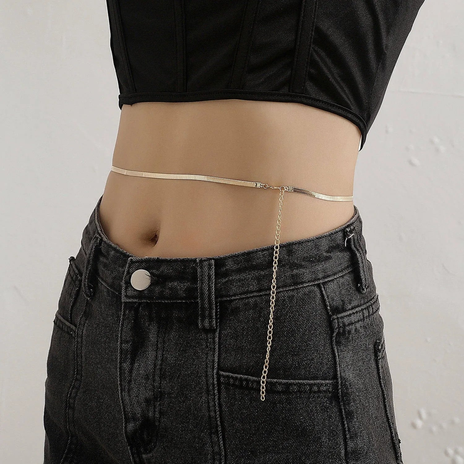 Stainless Steel Snake Belly Chain