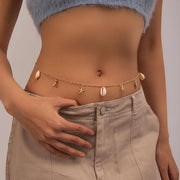 Sea Shell & Starfish Charm Beach Waist Chain