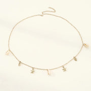 Sea Shell & Starfish Charm Beach Waist Chain