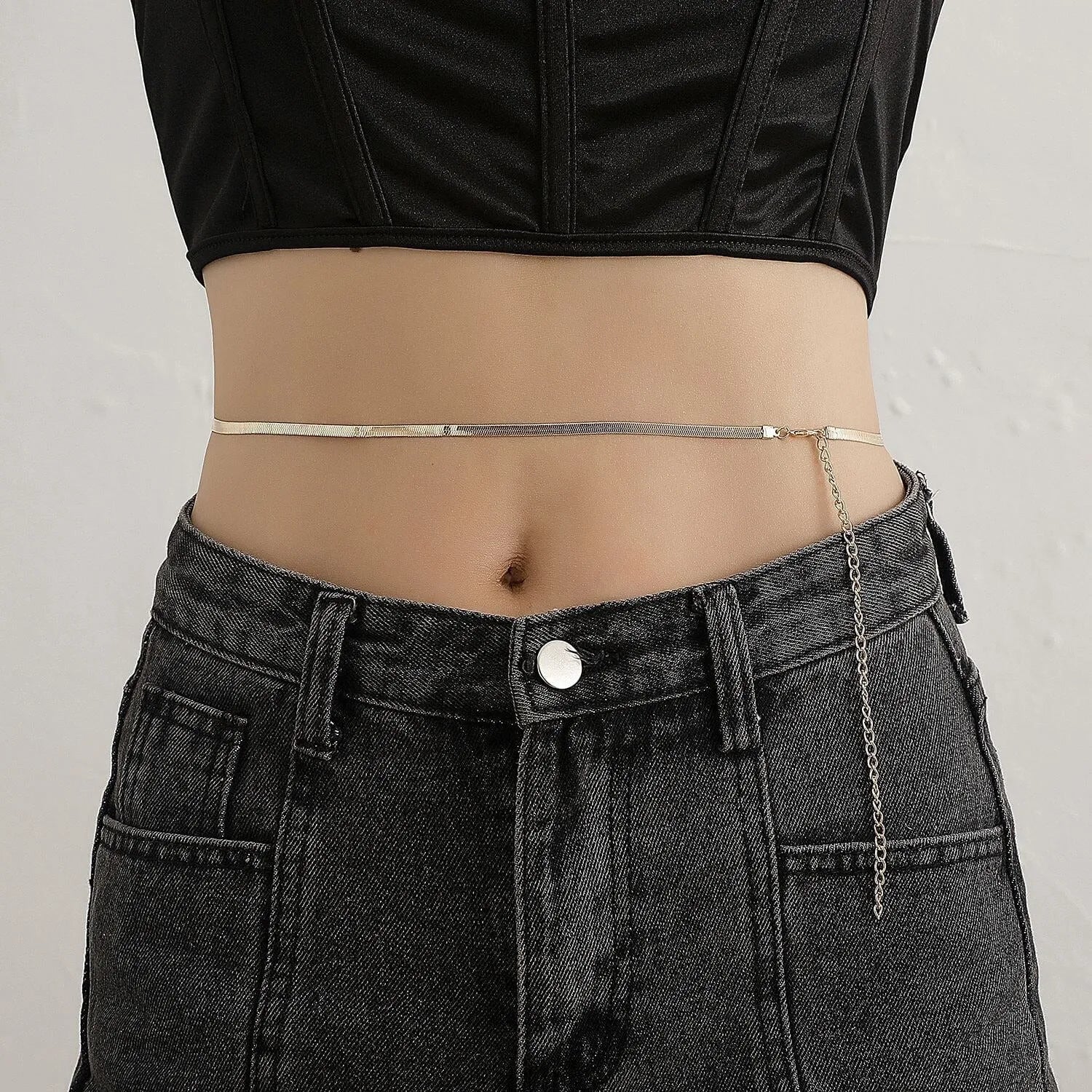 Stainless Steel Snake Belly Chain